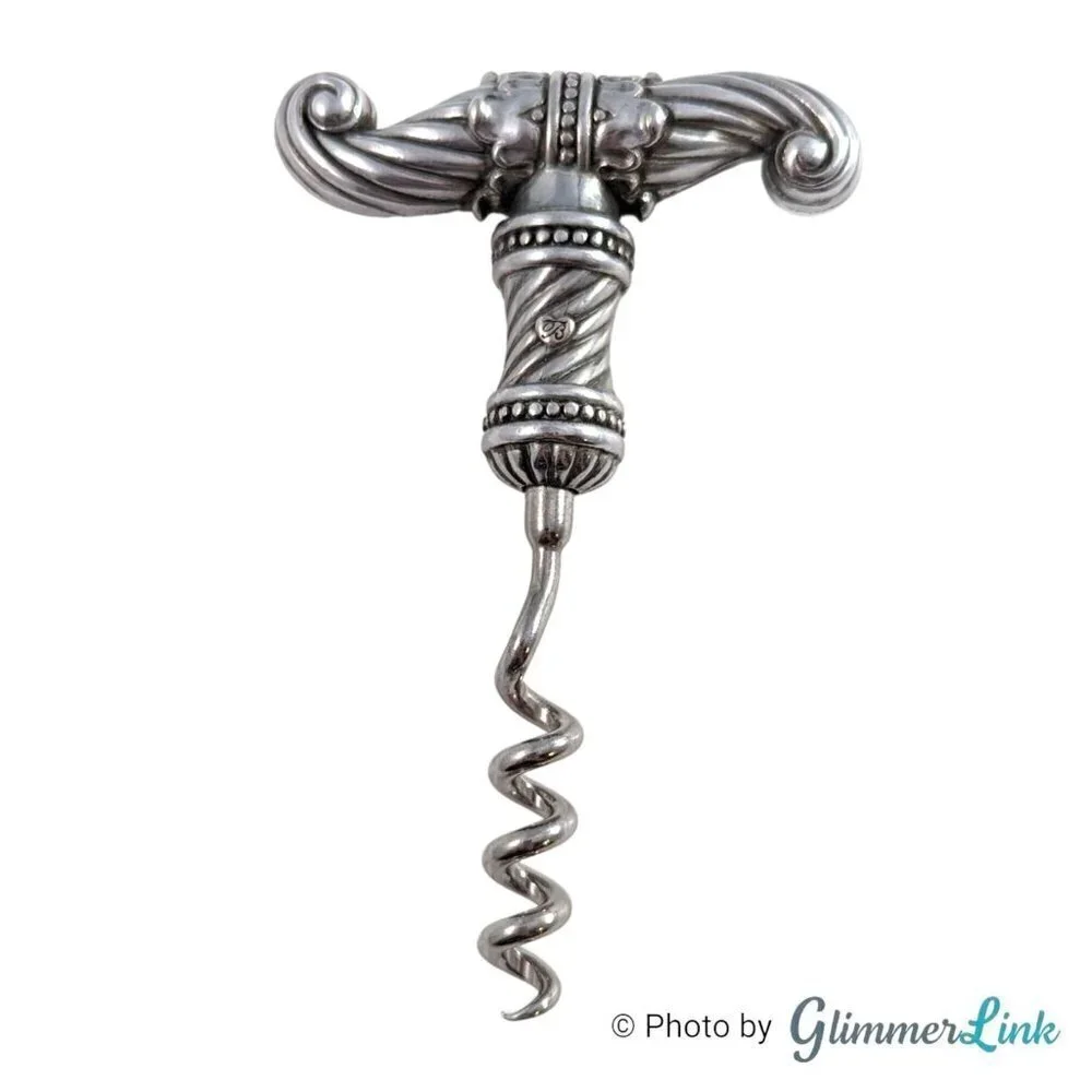 Brighton Ornate Corkscrew Wine Bottle Opener Barware Housewarming Host Gift